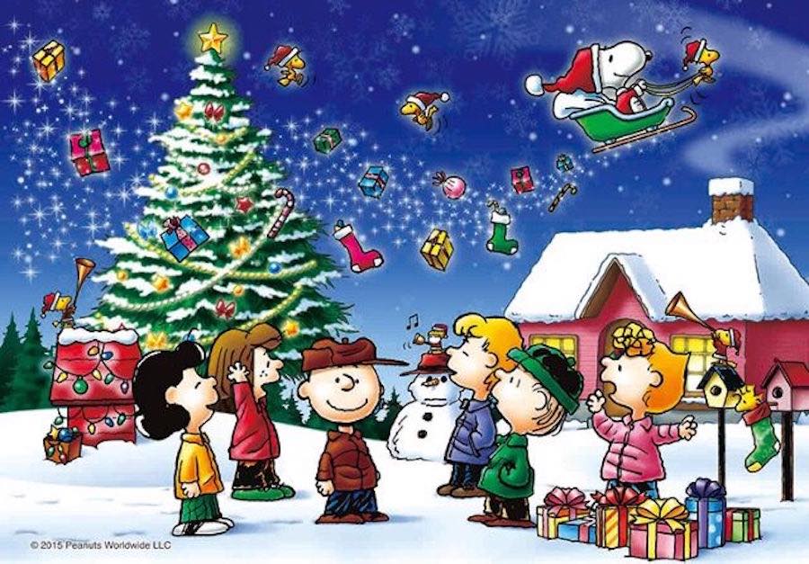Solve Merry Christmas from the Peanuts gang. jigsaw puzzle online with