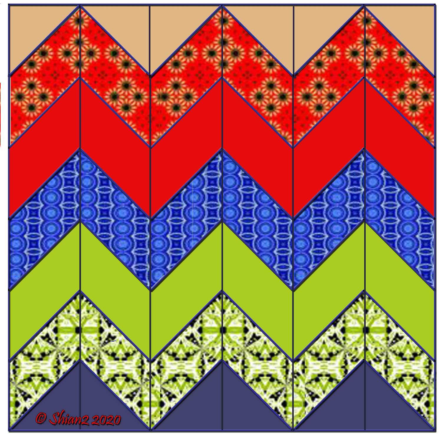 Solve Zig-Zag jigsaw puzzle online with 225 pieces