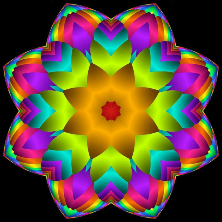 Solve Layers Of Petals jigsaw puzzle online with 16 pieces