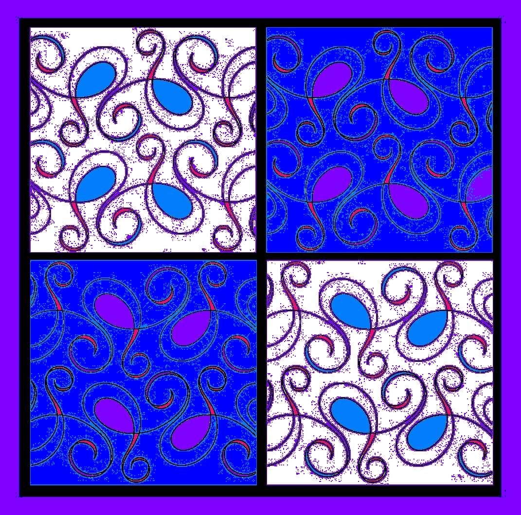 Solve Computerized Tile Art jigsaw puzzle online with 225 pieces