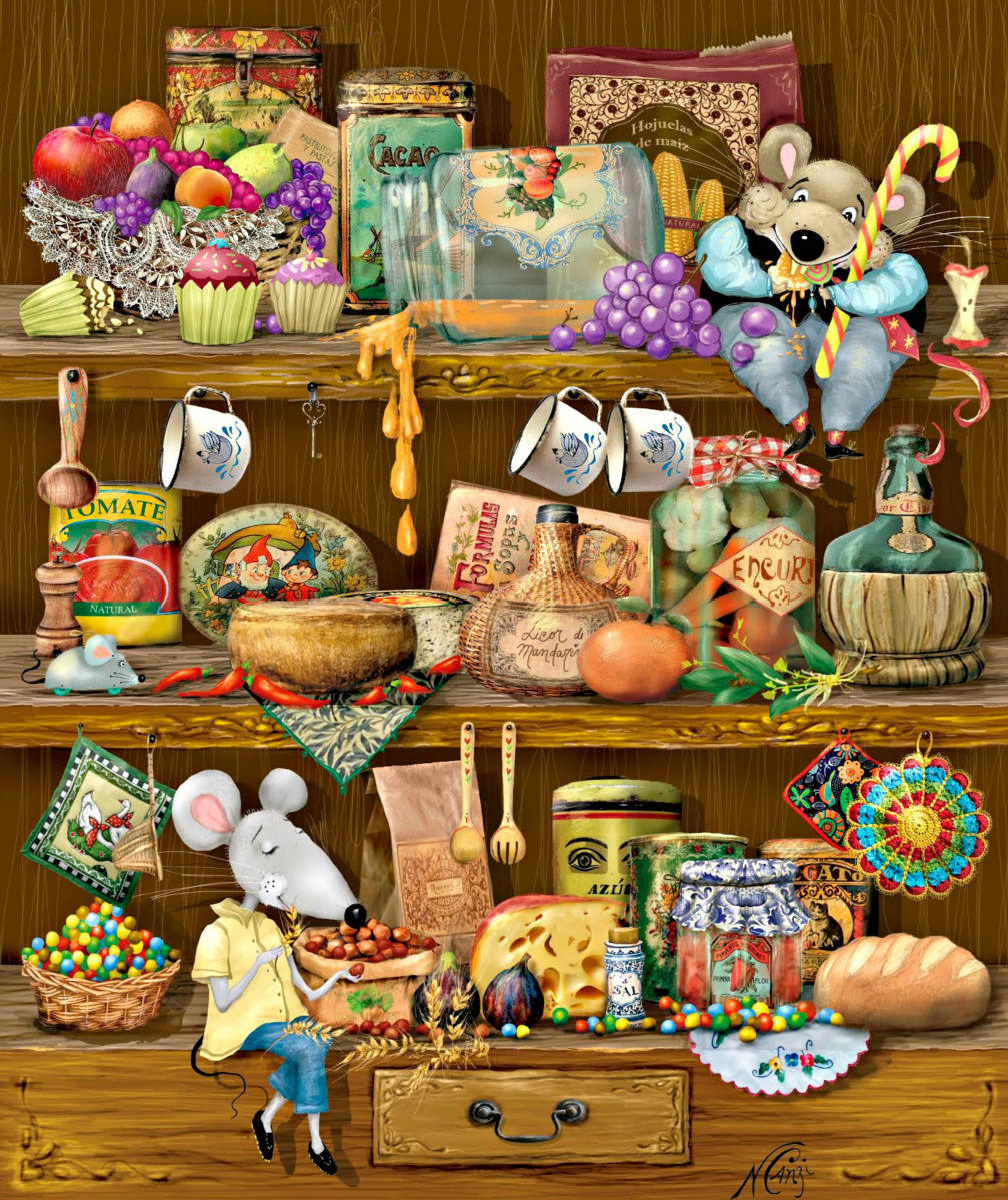 Solve Ratón de ciudad y ratón de campo jigsaw puzzle online with 340 pieces