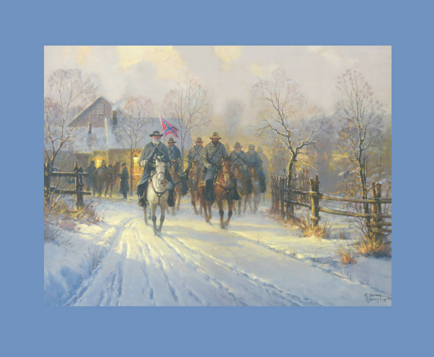 Solve Lee and Longstreet by G. Harvey jigsaw puzzle online with 480 pieces