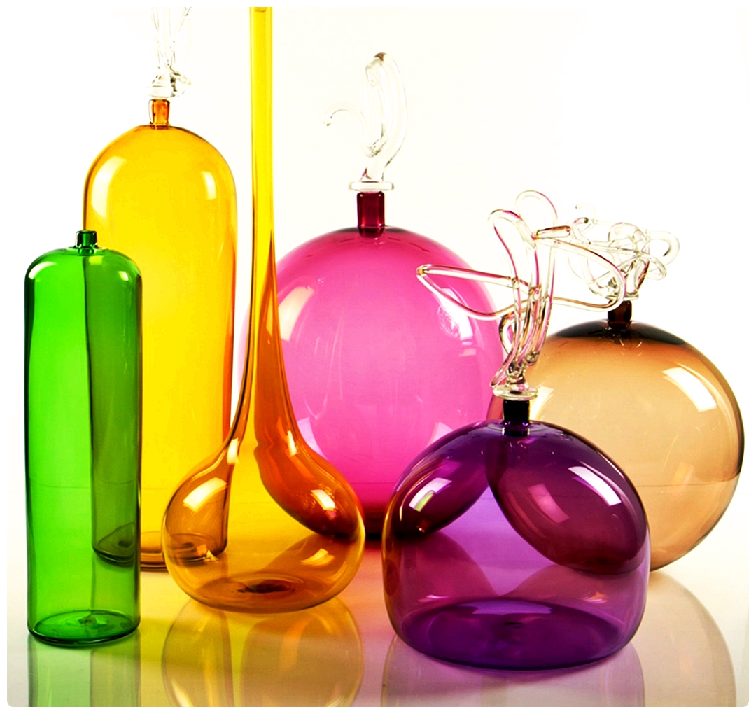 Jigsaw Puzzle "Ballooned Collection" Blown Glass Bottles 306 pieces