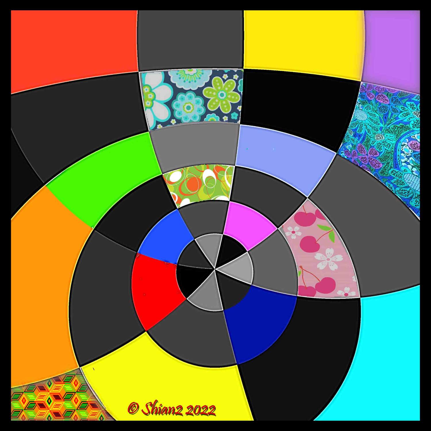 Solve Colourful Dart Board jigsaw puzzle online with 225 pieces