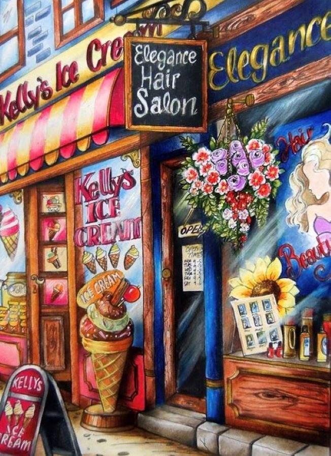 Jigsaw Puzzle Hair Salon 140 pieces Jigidi