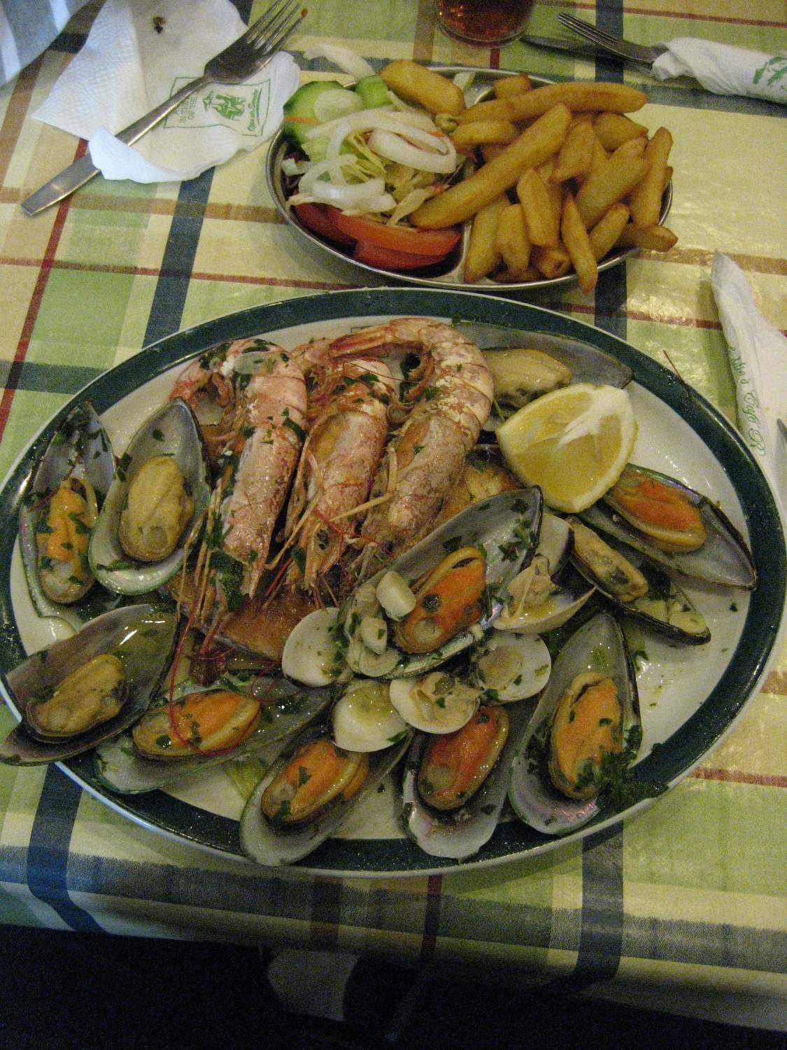 Solve Seafood Platter from Eddie's Cafe, Republic Square, Valletta