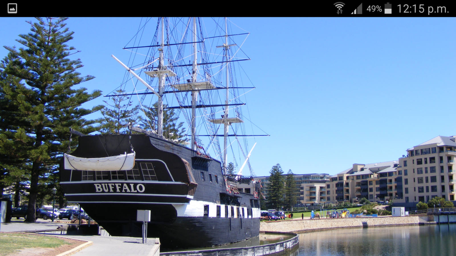 Solve HMS Buffalo Adelaide jigsaw puzzle online with 209 pieces