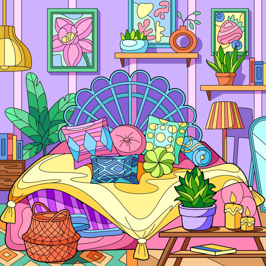 Solve room jigsaw puzzle online with 100 pieces