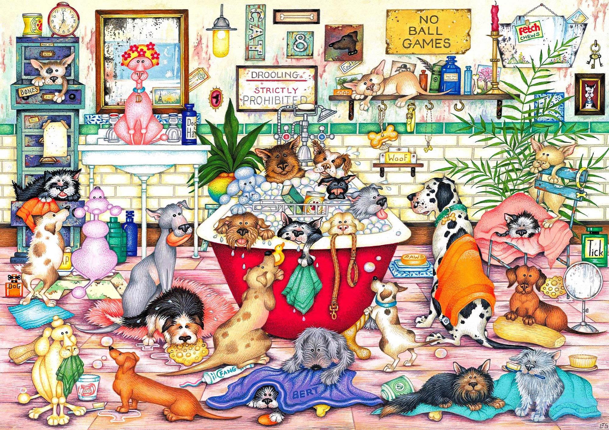 Jigsaw Puzzle | BATH TIME | 280 pieces | Jigidi