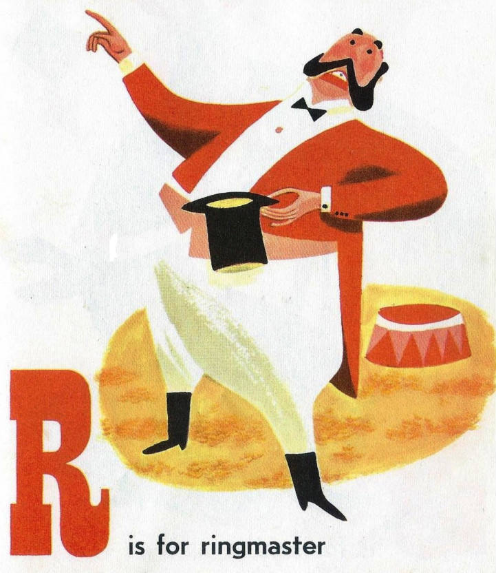 Solve Alphabet Circus Alphabet Book jigsaw puzzle online with 20 pieces