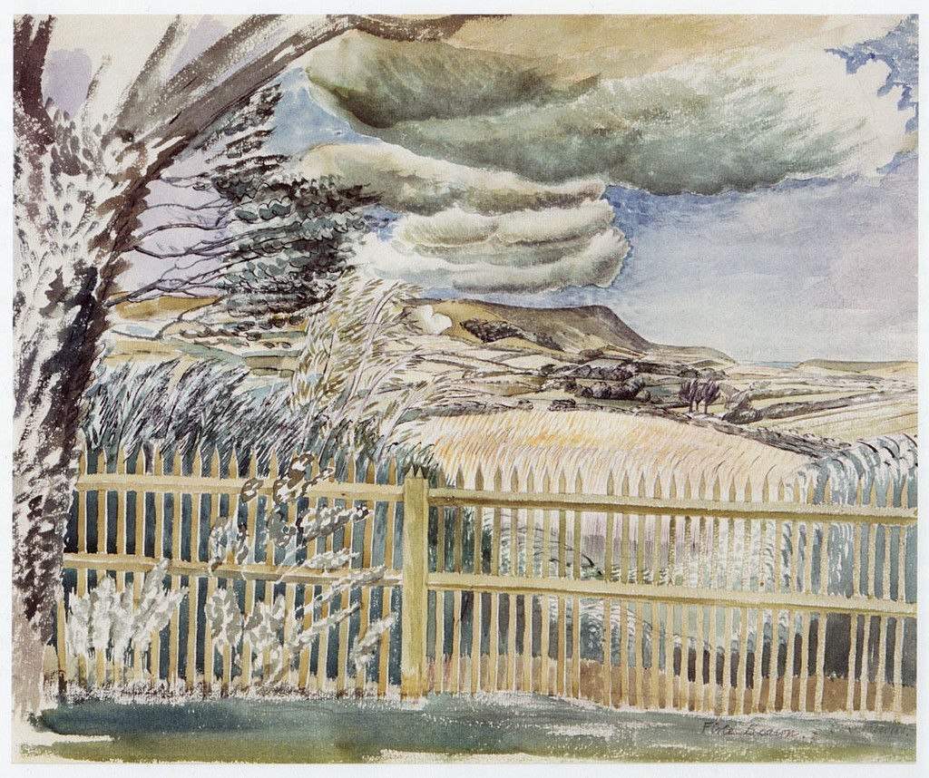 Solve Firle Beacon, Eric Ravilious, c-1927 jigsaw puzzle online with 20 ...