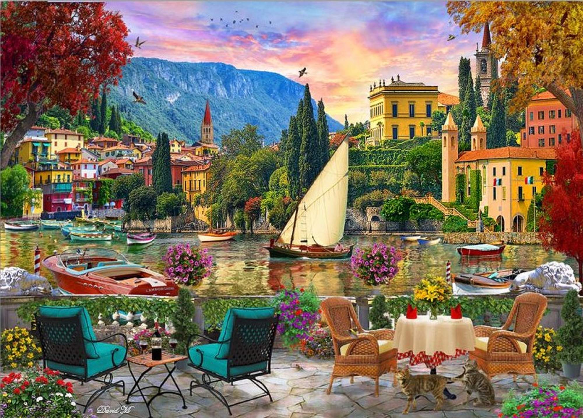 Solve Dolce Vita Jigsaw Puzzle Online With 513 Pieces