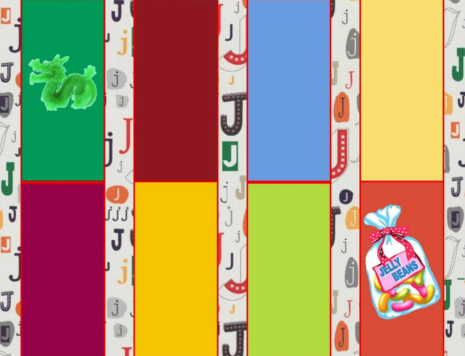 Solve Colours beginning with the letter "J" large jigsaw puzzle