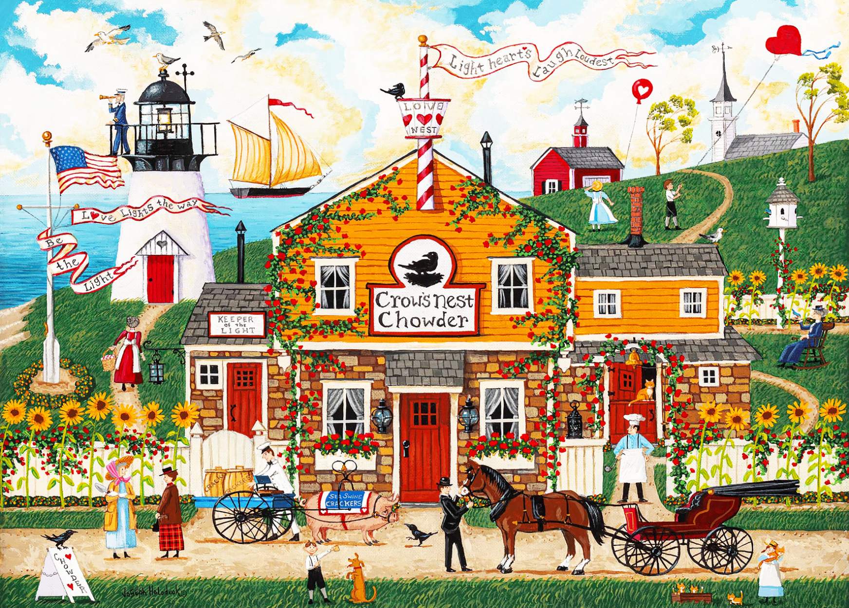 Solve Crow's Nest Chowder jigsaw puzzle online with 150 pieces