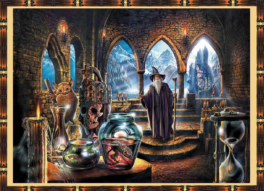 Solve The Wizard's Castle jigsaw puzzle online with 130 pieces Solve The Wizard's Castle jigsaw puzzle online with 130 pieces