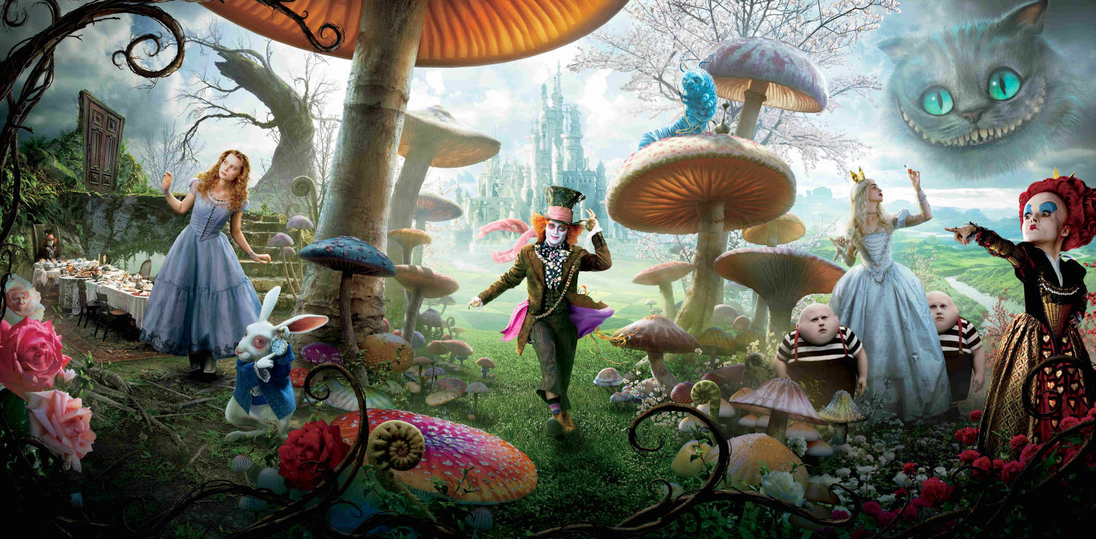 Solve Alice In Wonderland jigsaw puzzle online with 200 pieces
