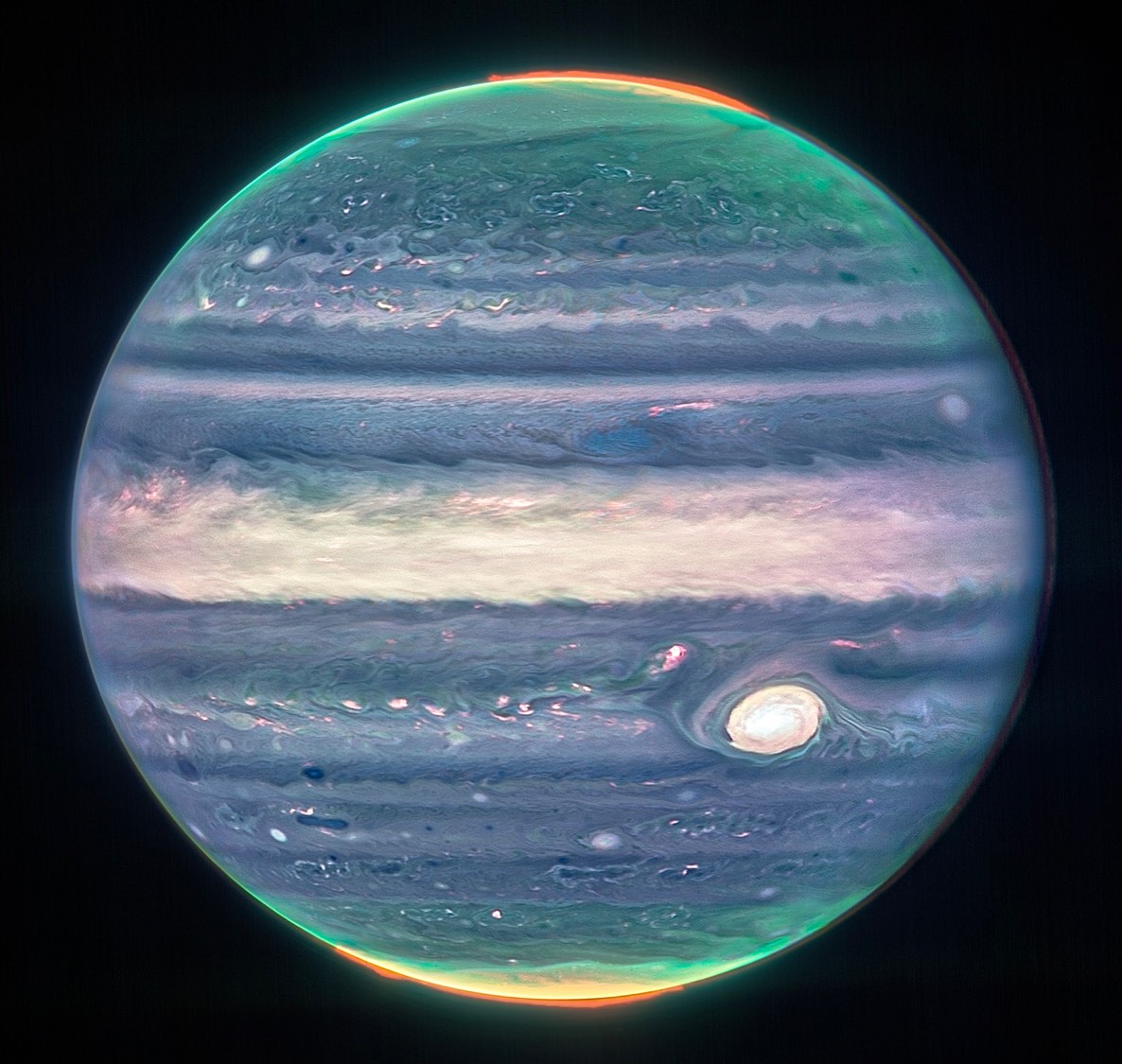 Jigsaw Puzzle Jupiter, composite from the James b space telescope