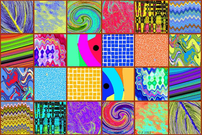 Solve Abstract jigsaw puzzle online with 35 pieces