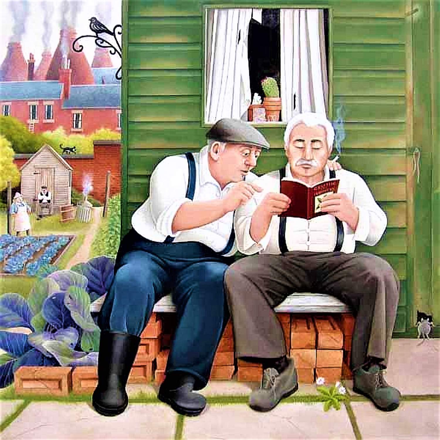 Luca-s мельница в лесу b480. иллюстрация,украинская хата,мальва,деревня. домик имел и холсты. анна л акисова художник картины. домики маслом на холсте.