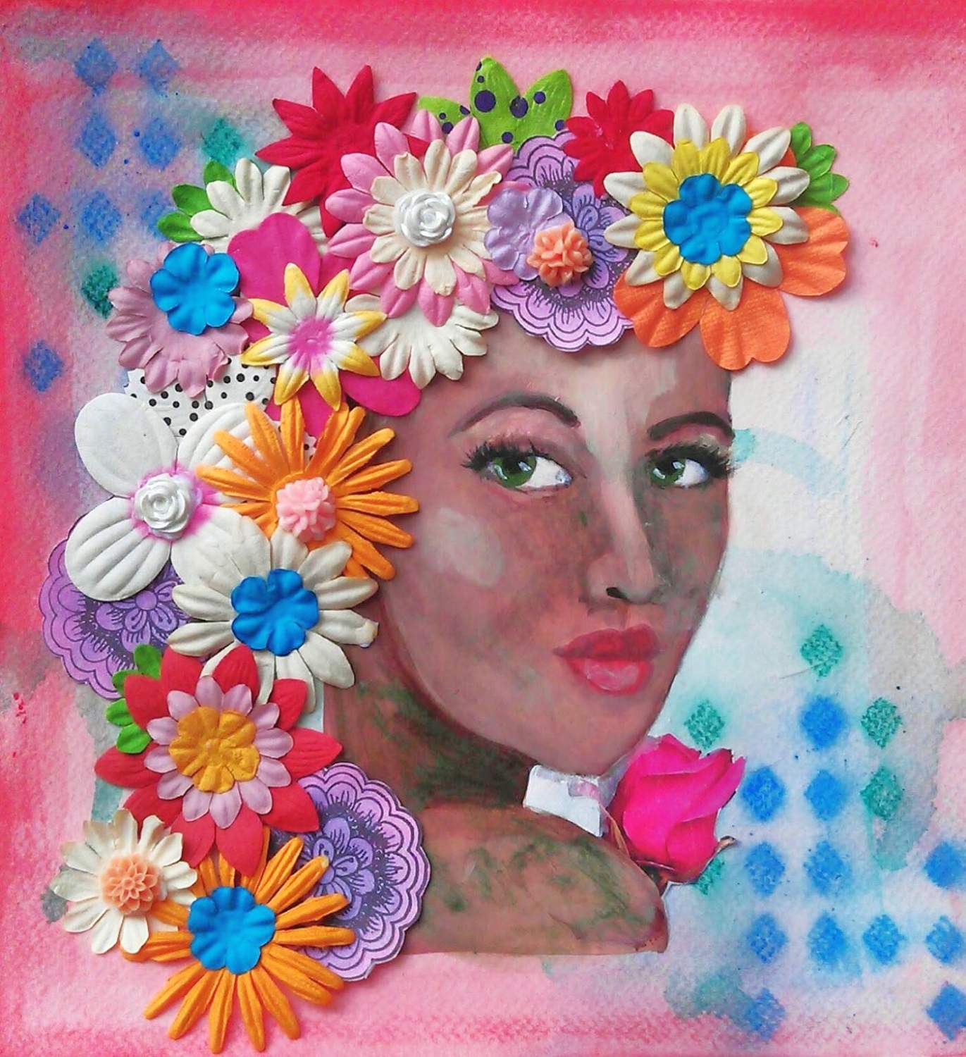 Solve Flowers in Her Hair jigsaw puzzle online with 600 pieces