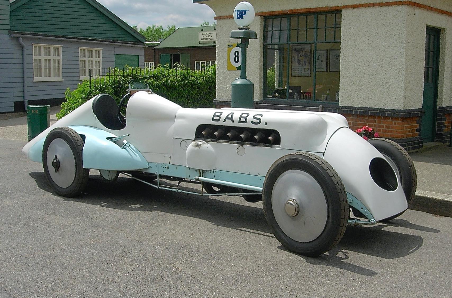Solve BABS. Land Speed Record Car, 1926. Brooklands Museum, Weybridge ...