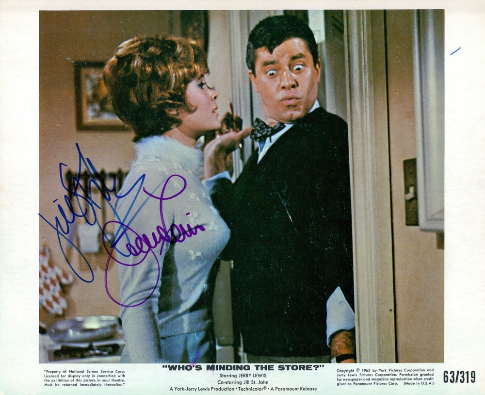 Solve Jerry Lewis and Jill St. John jigsaw puzzle online with 208 pieces