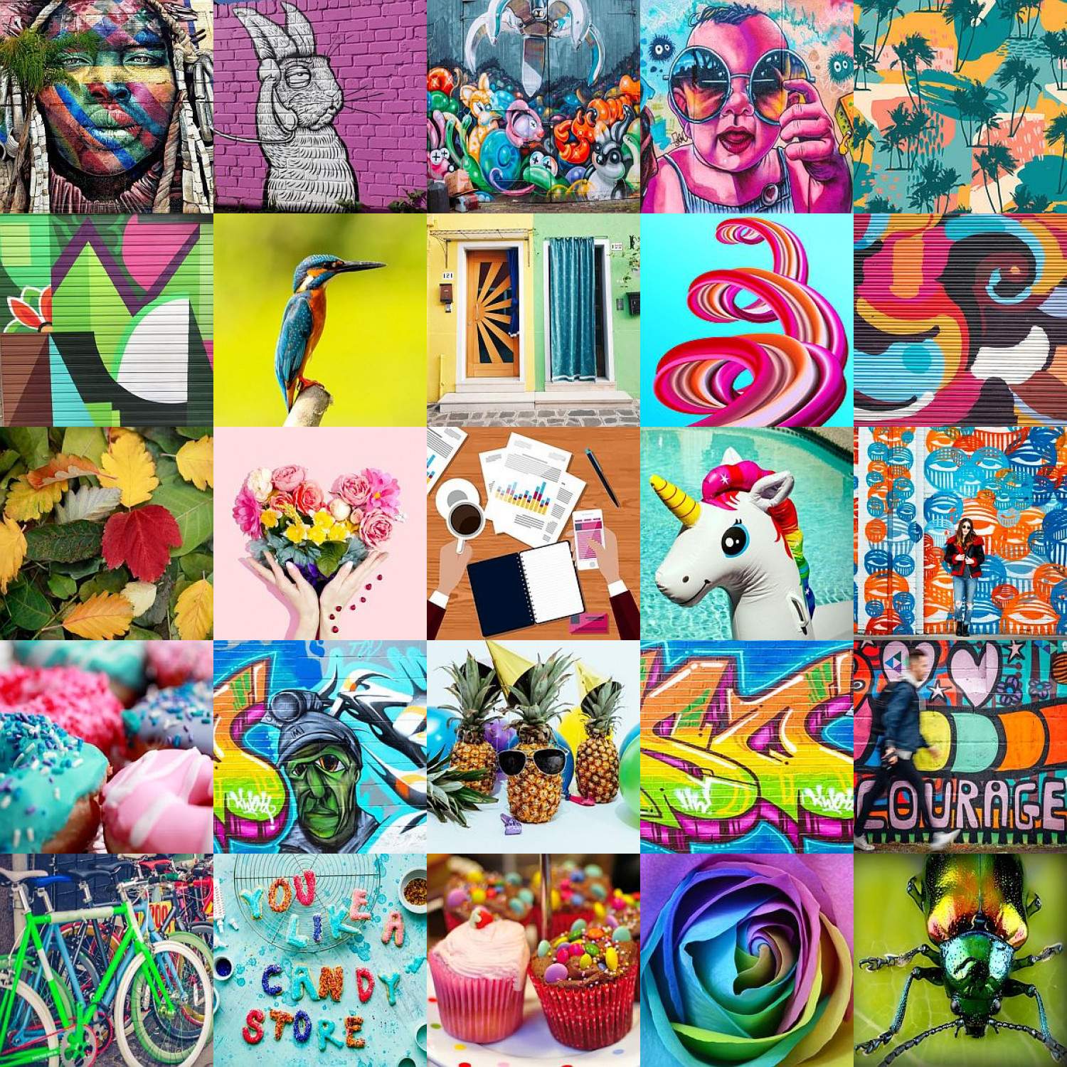 Solve A Little Different Mix 466a jigsaw puzzle online with 529 pieces