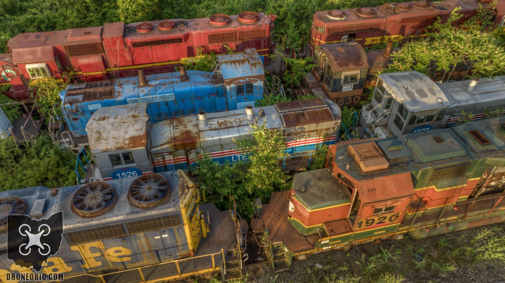 Solve Abandoned trains jigsaw puzzle online with 312 pieces