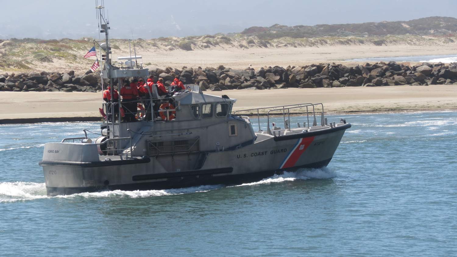 Solve U. S. Coast Guard Cutter Heading Out From Morro Bay To Make Its
