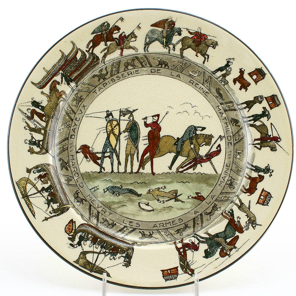 Solve Royal Doulton Bayeaux Tapestry Plate jigsaw puzzle online with