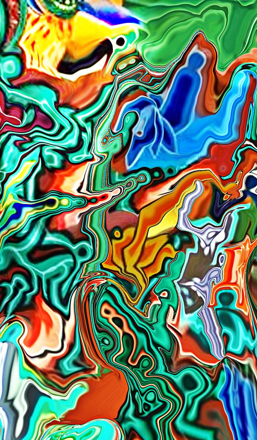 Solve Abstract colors jigsaw puzzle online with 198 pieces