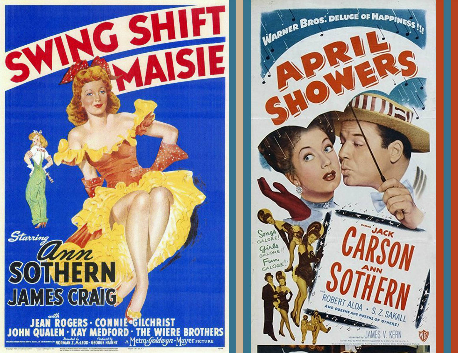 Solve ann southern swing shift maisie 1943 jigsaw puzzle online