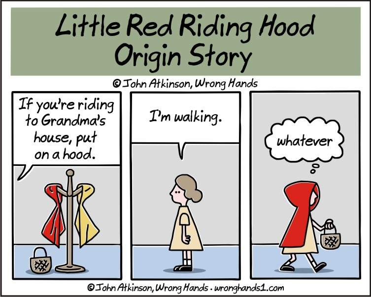 Solve Little Red Riding Hood Origin Story jigsaw puzzle online with 48