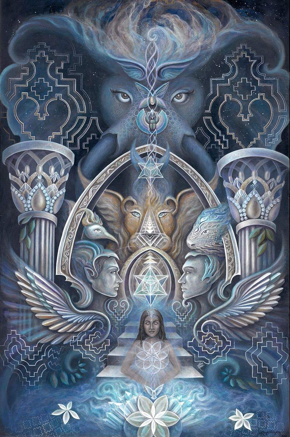 Solve Spiritual Art 2 jigsaw puzzle online with 294 pieces