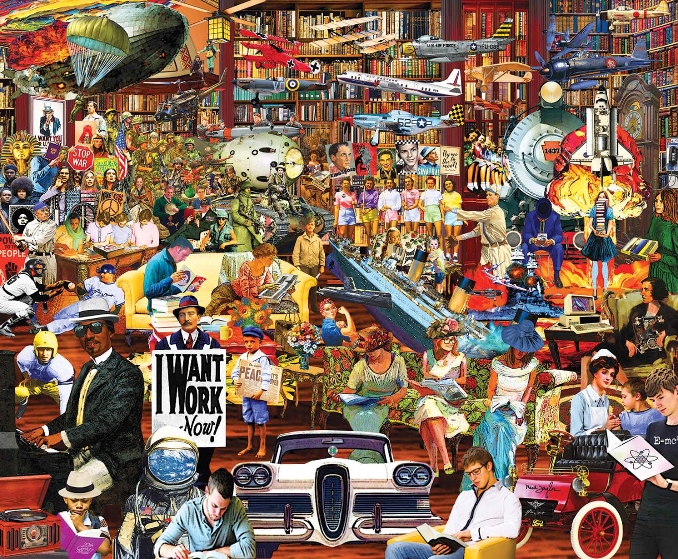 Solve 20th Century History jigsaw puzzle online with 80 pieces