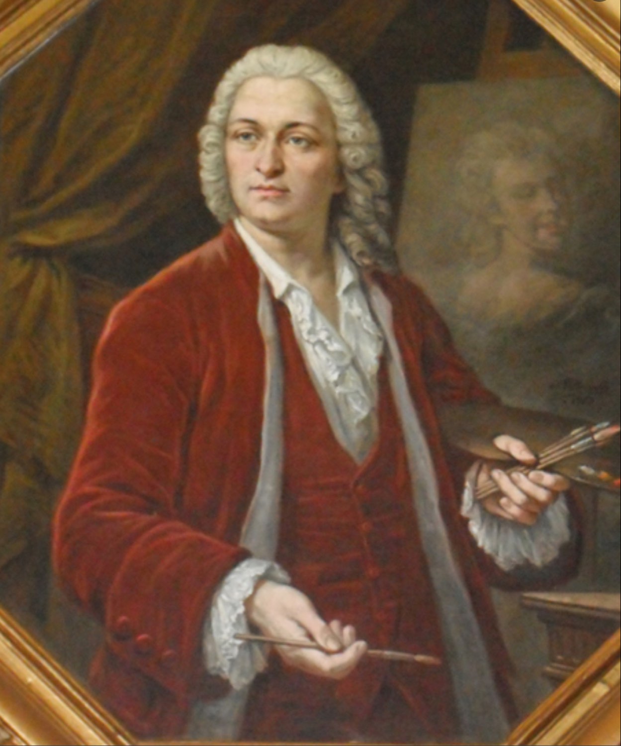 Solve JeanBaptiste Van Loo 16841745 jigsaw puzzle online with 252 pieces