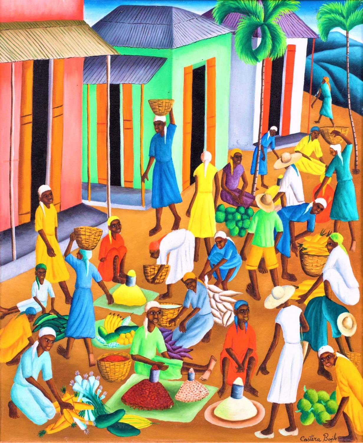 Jigsaw Puzzle Haitian Vendors 357 pieces Jigidi