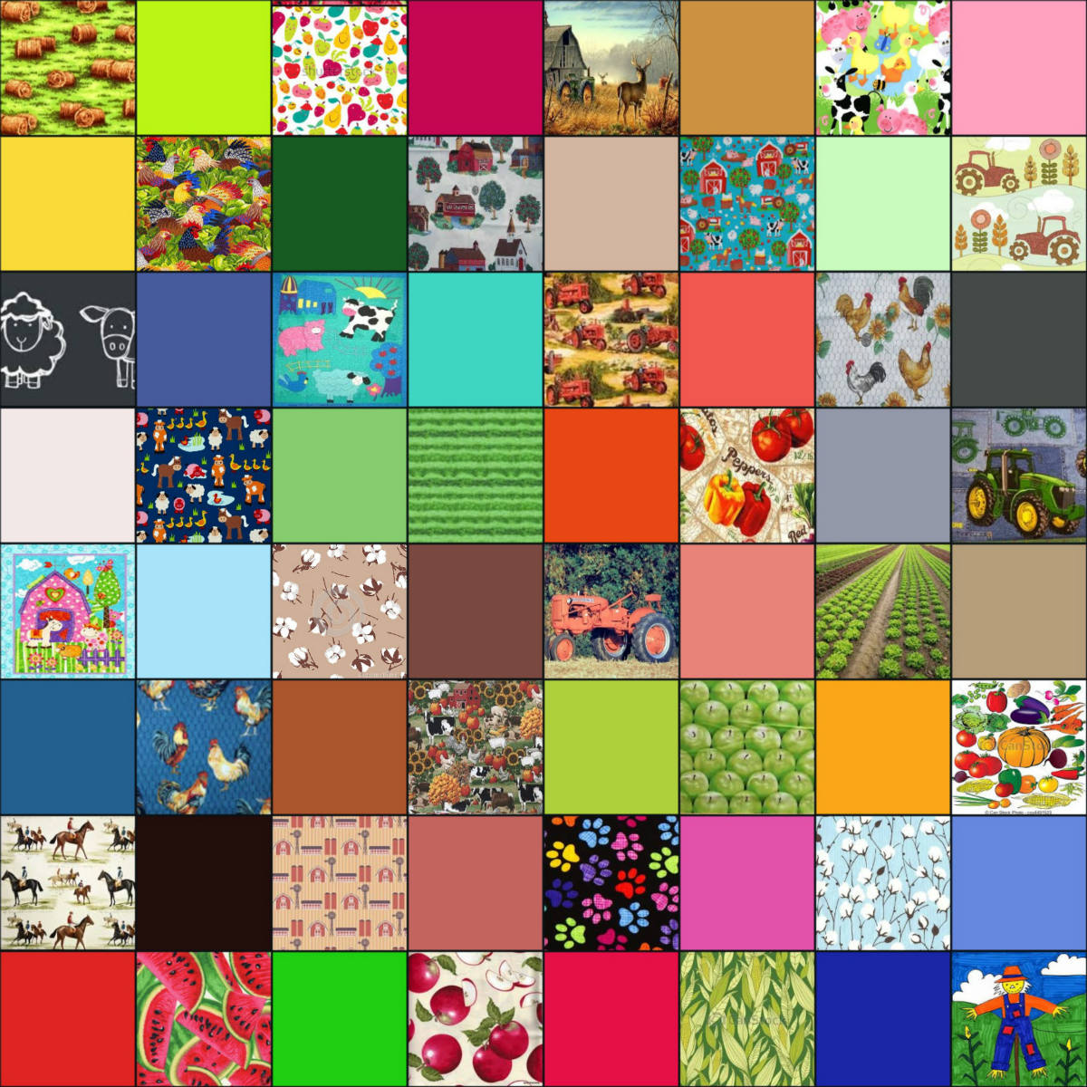 Solve PotpourriA Day at the Farm jigsaw puzzle online with 400 pieces