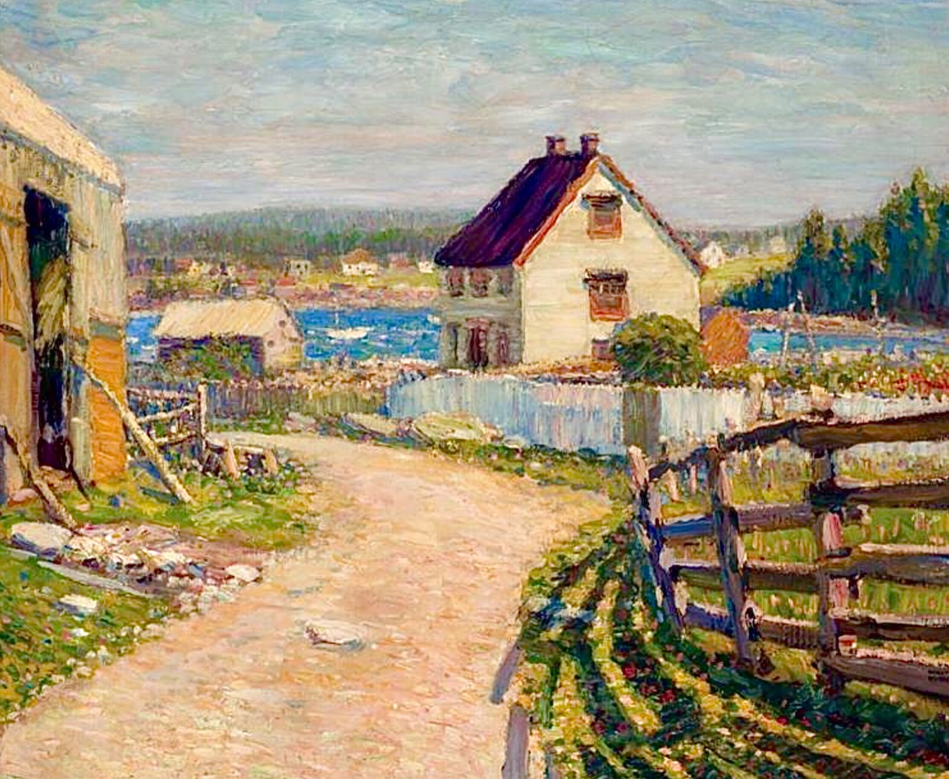 Solve Blanford, Nova Scotia, 1909, Walt Kuhn (18771949) jigsaw puzzle